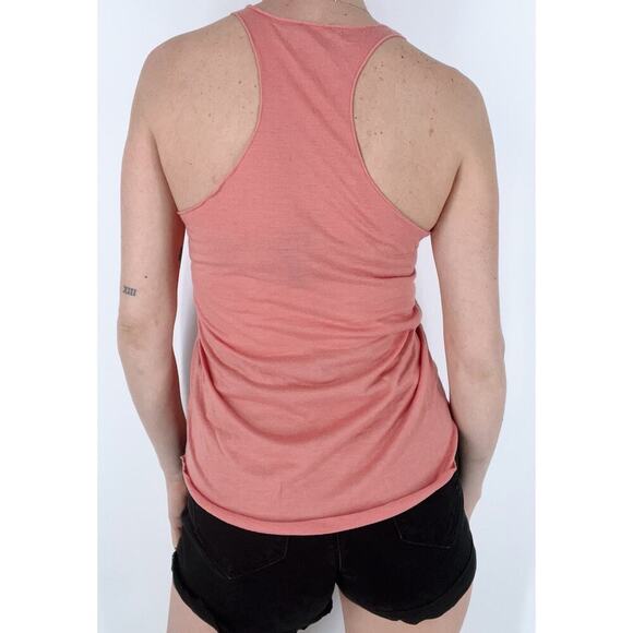 American Rag Salmon Racerback Sleeveless Tank Top Size Small - Picture 2 of 3
